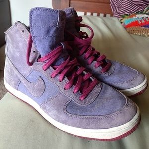 Purple Suede Nike Air Flights